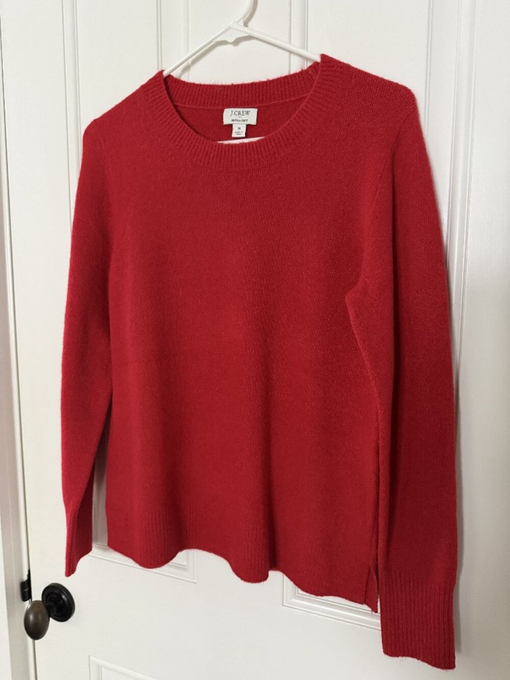 VGUC J.Crew Red Wool Blend Sweater- Size Small